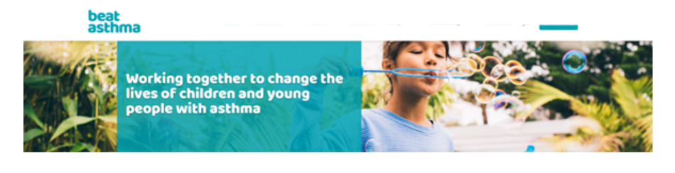 Beat Asthma Logo - Working together to change lives of children and young people with asthma.